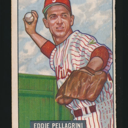 1951 Bowman Baseball #292 Eddie Pellagrini (Ex) c05204