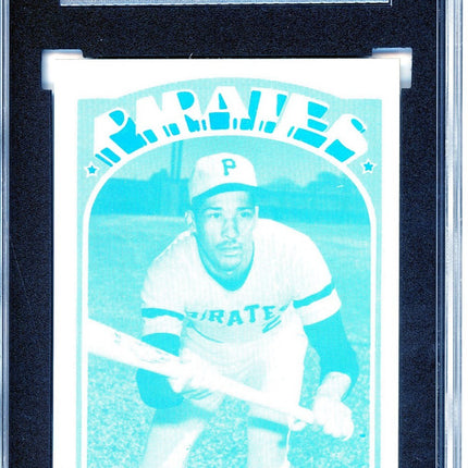 1972 Topps Baseball #502 Jackie Hernandez 7 card progressive proof Graded Set 1A