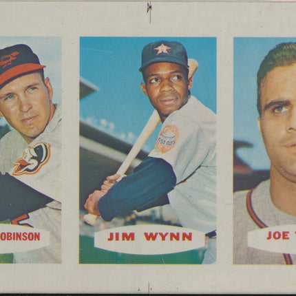 1967 Bazooka Panel #34-36 Acetate Proof Set of 4.B.Robinson, Wynn, Torre