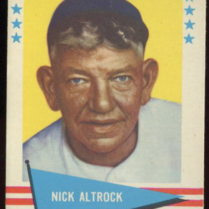 1961 Fleer Baseball #3 Nick Altrock NMMT c00482