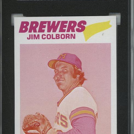 1977 Topps #331 Jim Colborn 9 card progressive proof. 44a