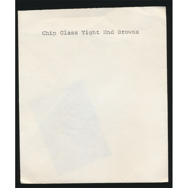 1970's Chip Glass Topps Final Transparency (1) Browns w/envelope tp00059