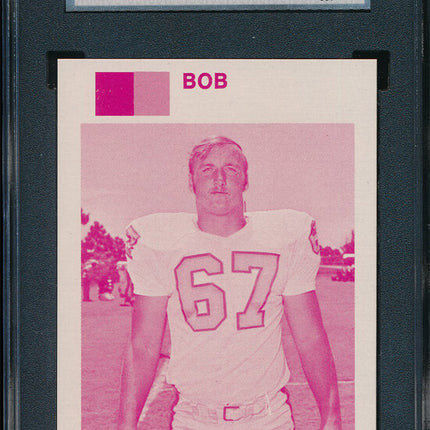 1973 Topps FB 8 Card Progressive Proof #367 Bob Kuechenberg 73TFB10