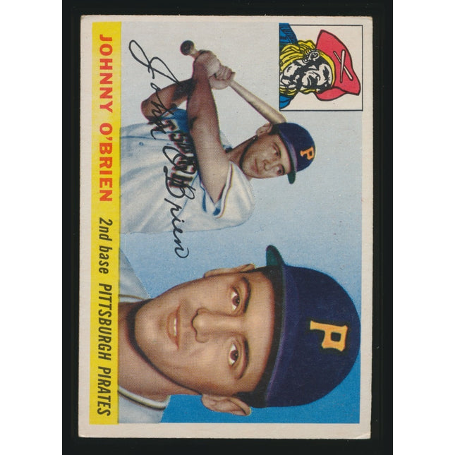 1955 Topps Baseball #135 Johnny O'Brien (Ex+) c04985