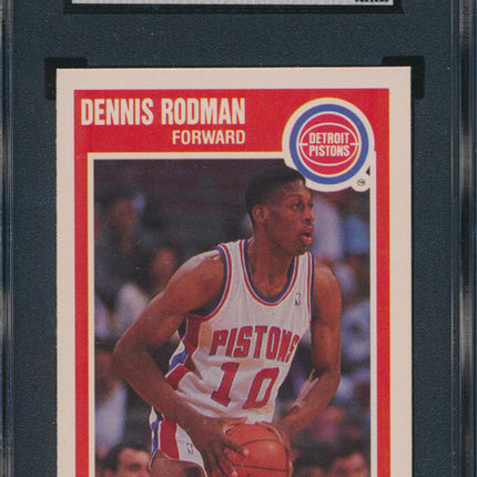 1989 Fleer Basketball #49 Dennis Rodman SGC 9.5 p03432