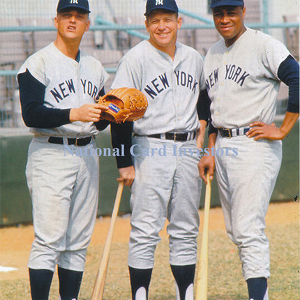 Mantle,Maris,Howard close up 8x10 Color Photo from original Negative ph011
