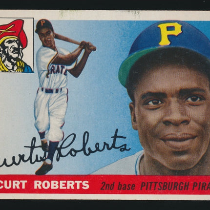 1955 Topps Baseball #107 Curt Roberts Nrmt oc c05409