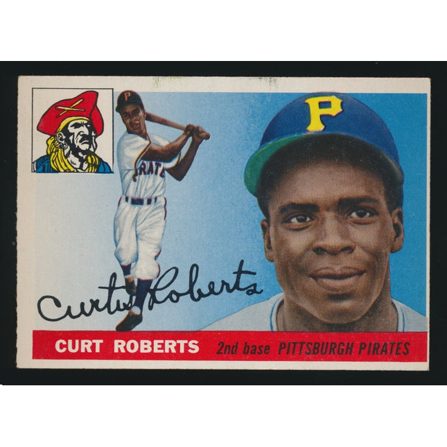 1955 Topps Baseball #107 Curt Roberts Nrmt oc c05409