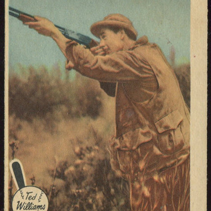 1959 Fleer Baseball Ted Williams #10 Gunning As A Pastime NMMT C02085