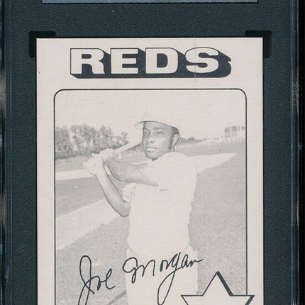 1975 Topps BB 9 Card Progressive Proof #180 Joe Morgan 75TBB10