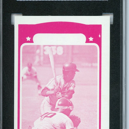 1972 Topps #438 Maury (Action) Wills 7 card progressive proof. 4a