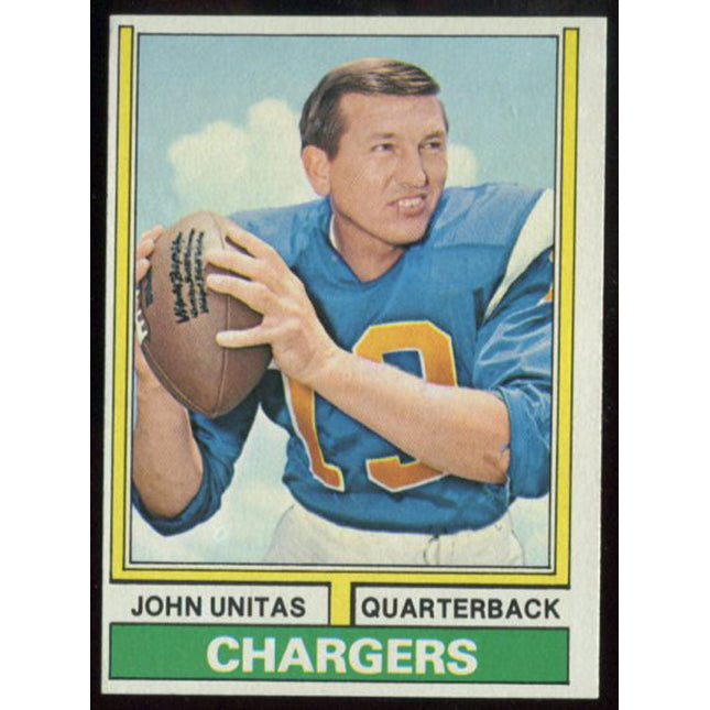 1974 Topps Football #150 John Unitas NMMT c01146