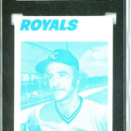 1977 Topps #313 Steve Mingori 9 card progressive proof. 13a