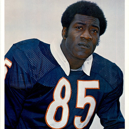 1973 Chicago Bears Team Issued Willie Holman 7" x 8 5/8" Color photo c06165