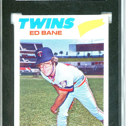 1977 Topps #486 Ed Bane 9 card progressive proof. 3a