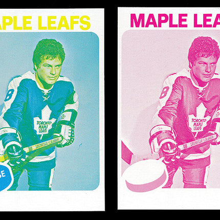 1975 Topps Hockey #311 Jim McKenny 11 Card Progressive Proof 75THC23