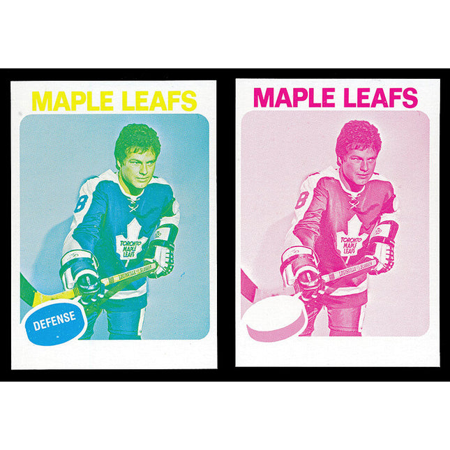 1975 Topps Hockey #311 Jim McKenny 11 Card Progressive Proof 75THC23