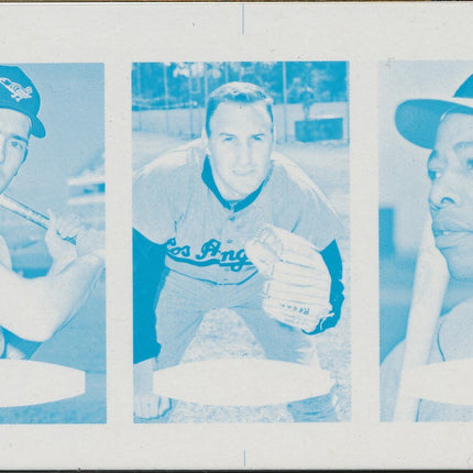 1967 Bazooka Panel #28-30 Acetate Proof Set of 4. Belefary, Regan, H. Aaron