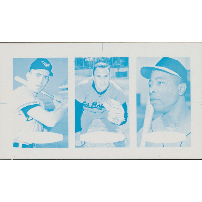1967 Bazooka Panel #28-30 Acetate Proof Set of 4. Belefary, Regan, H. Aaron