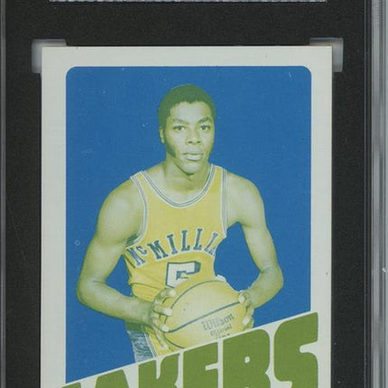 1972 Topps #89 Jim McMillian 9 card progressive proof. 22a