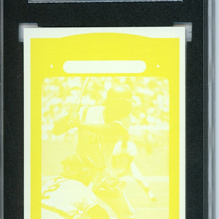 1972 Topps #432 Clarence (Action) Gaston 7 card progressive proof. 5a