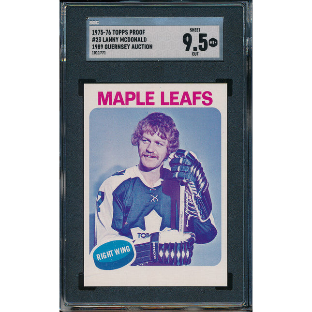 1975/76 Topps Hockey #23 Lanny McDonald 11 Card Progressive Proof 75THC20