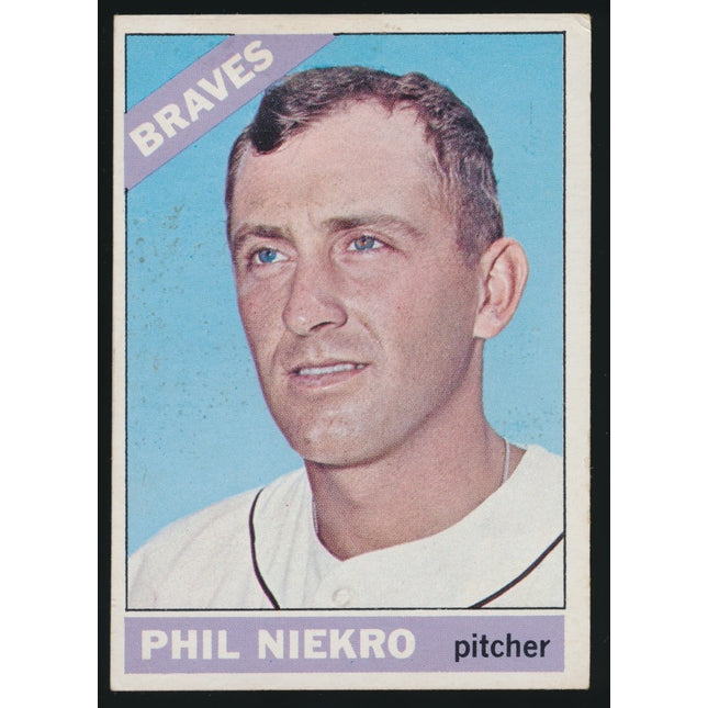 1966 Topps Baseball #28 Phil Niekro Ex+ c03352