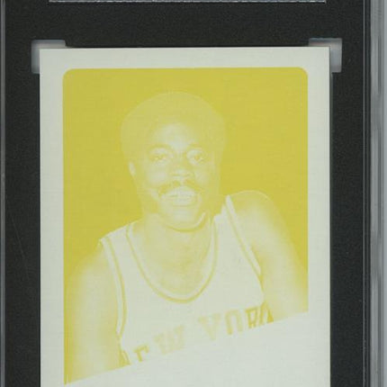 1972 Topps #60 Walt Frazier 9 card progressive proof. 23a