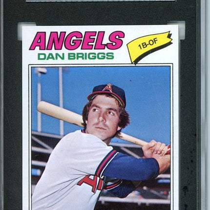 1977 Topps #592 Dan Briggs 9 card progressive proof. 31a
