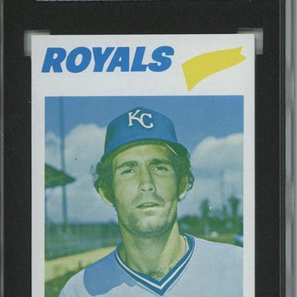 1977 Topps #218 John Wathan 9 card progressive proof. 60a