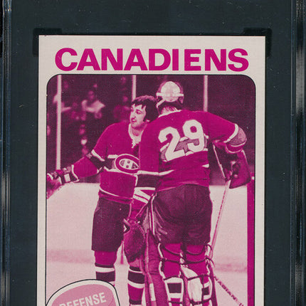 1975/76 Topps Hockey #198 Guy Lapointe 11 Card Progressive Proof 75THC21