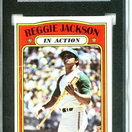 1972 Topps #436 Reggie (Action) Jackson 7 card progressive proof. 37a