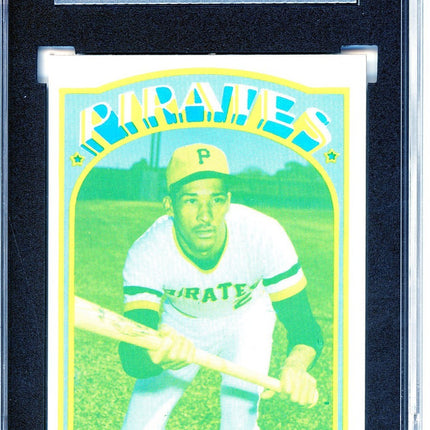 1972 Topps Baseball #502 Jackie Hernandez 7 card progressive proof Graded Set 1A