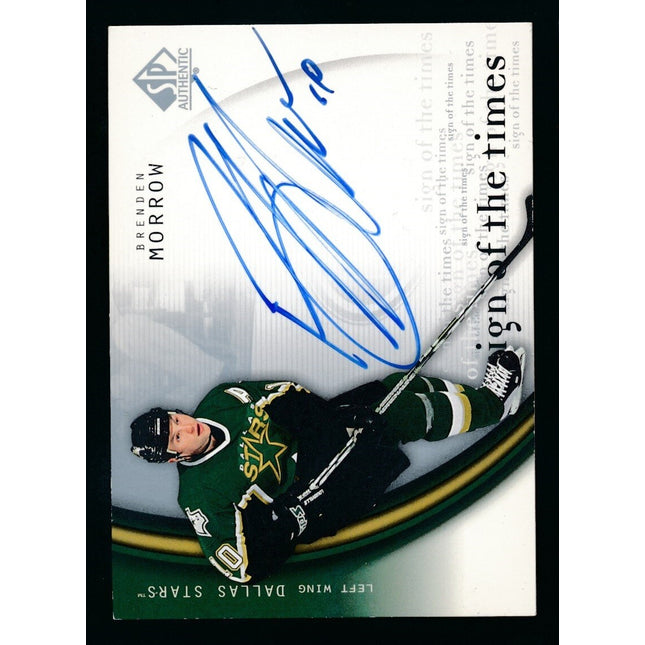 2005 SP Authentic Hockey #MW Brenden Morow Autograph NMMT c04356