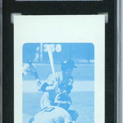 1972 Topps #438 Maury (Action) Wills 7 card progressive proof. 4a