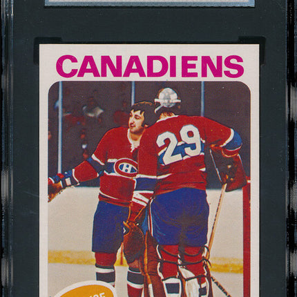 1975/76 Topps Hockey #198 Guy Lapointe 11 Card Progressive Proof 75THC21