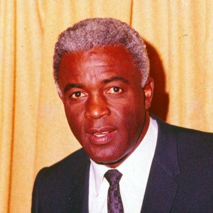 Original AP Jackie Robinson in a suit 60's70's Slide/Transparency Dodgers T0385