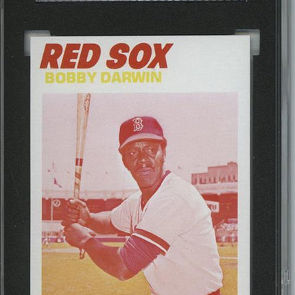 1977 Topps #617 Bobby Darwin 9 card progressive proof. 64a