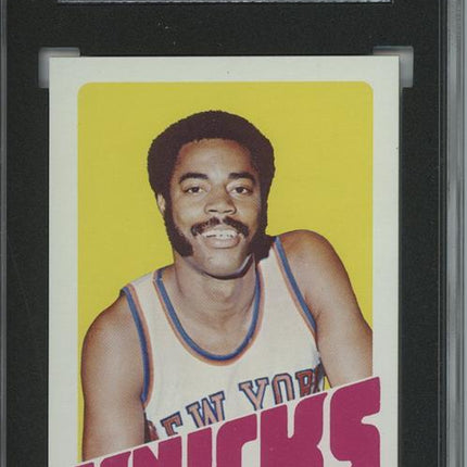 1972 Topps #60 Walt Frazier 9 card progressive proof. 23a