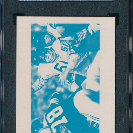 1973 Topps FB 8 Card Progressive Proof #300 Dick Butkus 73TFB08
