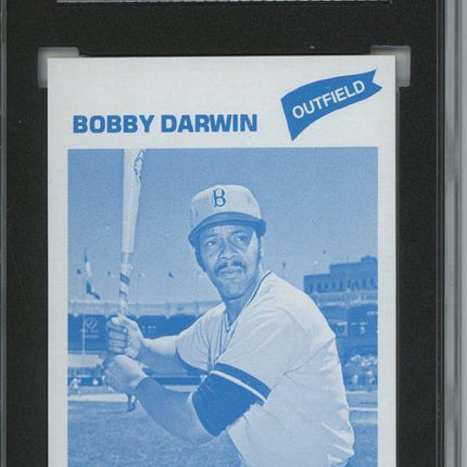 1977 Topps #617 Bobby Darwin 9 card progressive proof. 64a