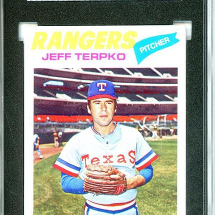 1977 Topps #137 Jeff Terpko 9 card progressive proof. 12a