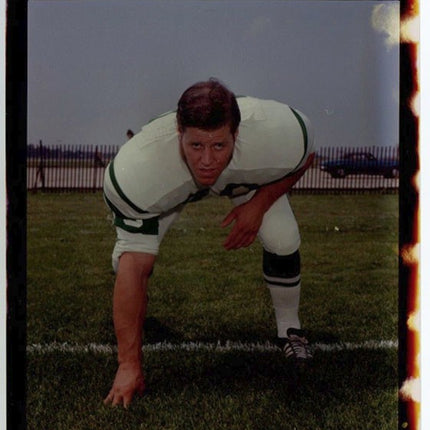 1972 Topps Football Transparency Bill Dunston Jets T0170