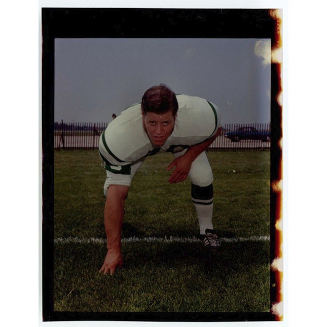 1972 Topps Football Transparency Bill Dunston Jets T0170
