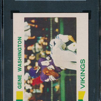 1973 Topps FB 8 Card Progressive Proof #359 Gene Washington 73TFB14