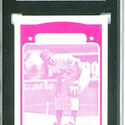 1972 Topps #446 Tom (Action) Seaver 7 card progressive proof. 45a