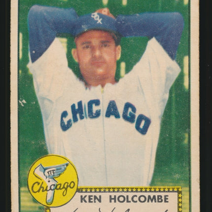 1952 Topps Baseball #95 Ken Holcombe (Vg) c05137