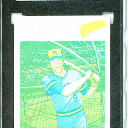 1977 Topps #307 Gary Sutherland 9 card progressive proof. 7a