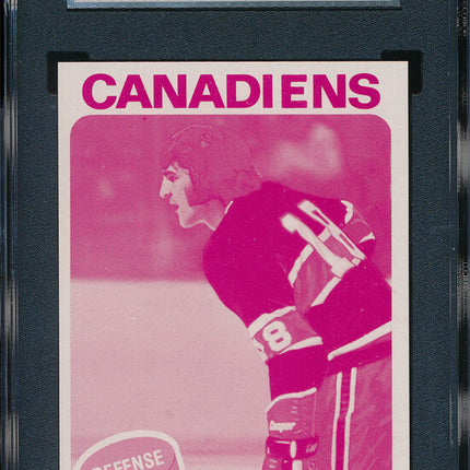 1975/76 Topps Hockey #144 Serge Savard 11 Card Progressive Proof 75THC05
