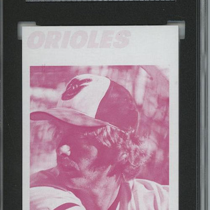 1977 Topps #251 Tony Muser 9 card progressive proof. 59a